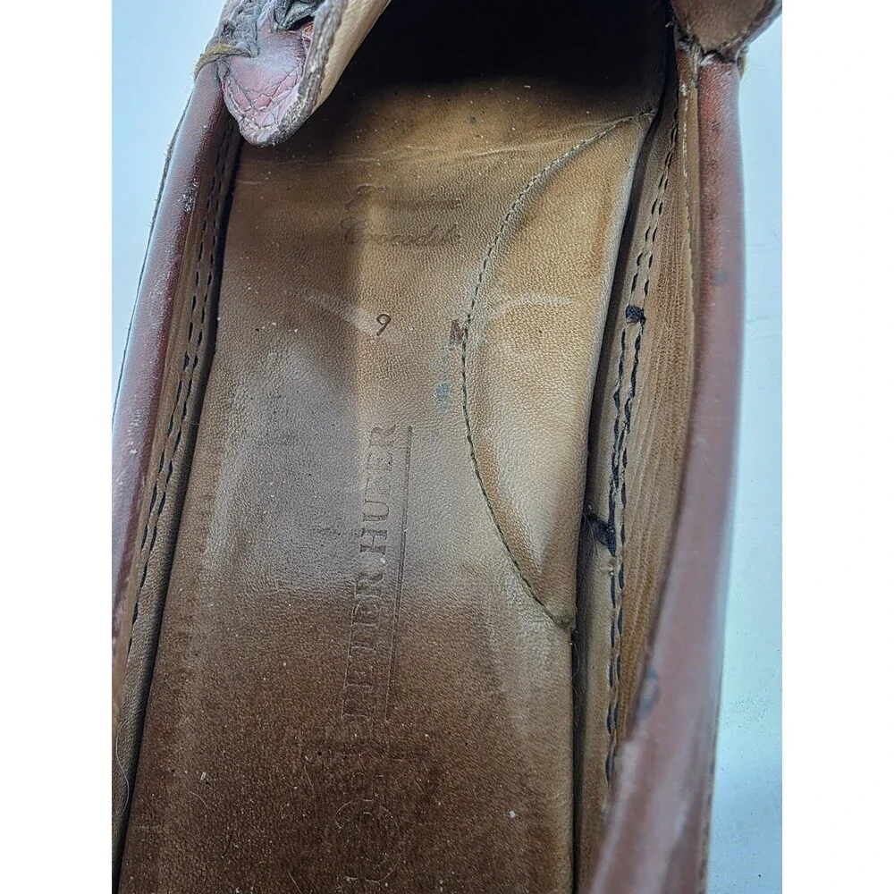 Peter Huber Genuine Crocodile 🐊 Men Loafers Shoe's Sz 9M